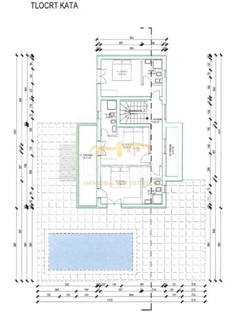 Progetto per casa con piscina - 7 km dal mare